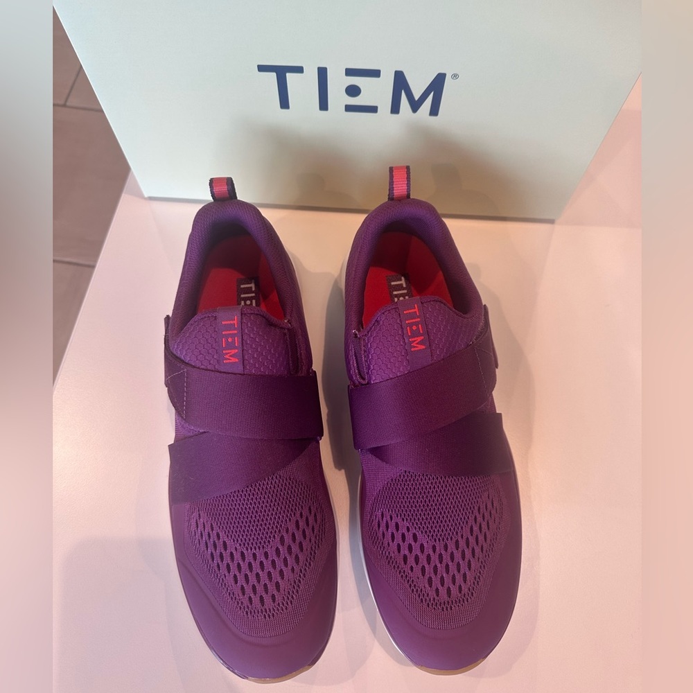 TIEM Purple Cycling Shoes